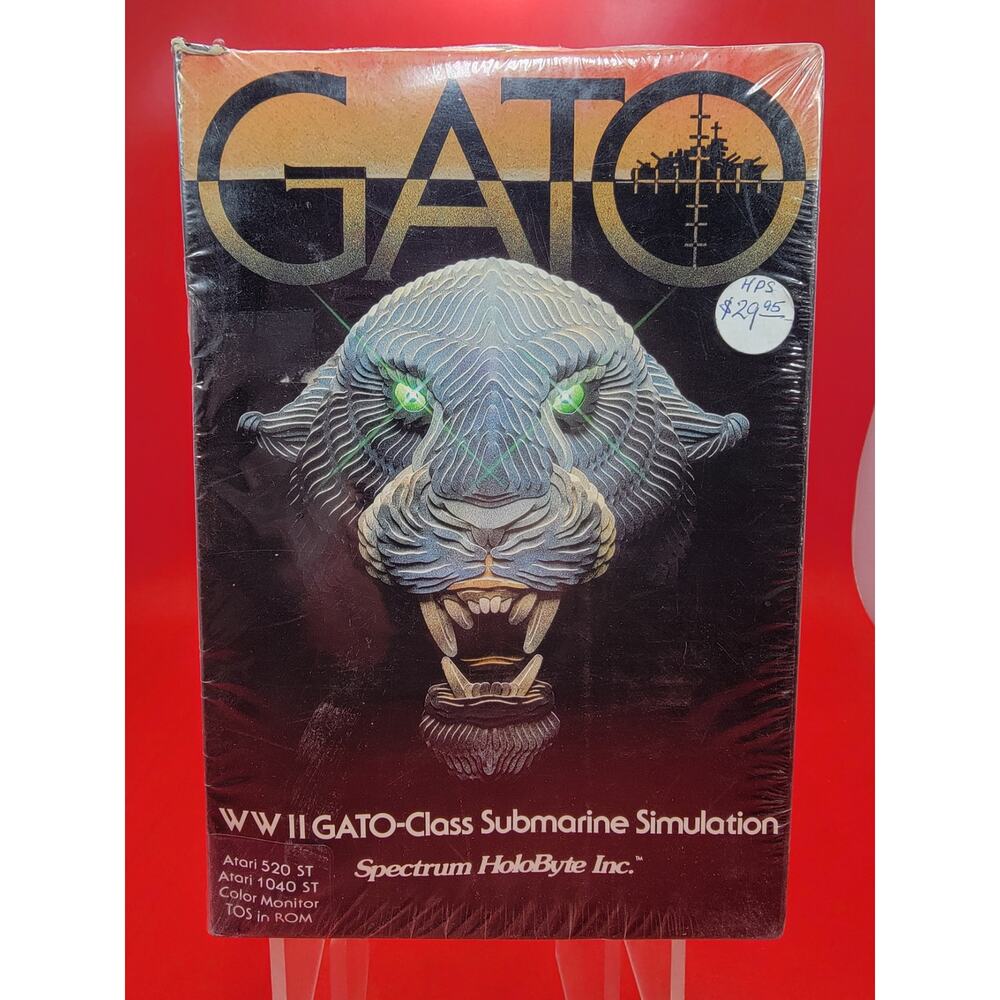 Gato Spectrum Holobyte For Atari 520 ST / 1040 ST New Sealed